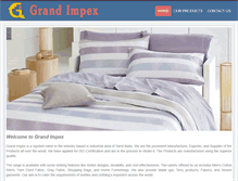 Tablet Screenshot of grandimpex.com